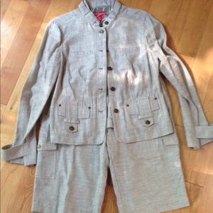 Suit shorts linen/cotton